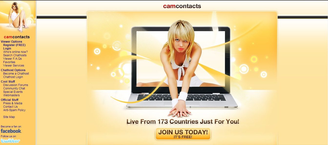 CamContacts home